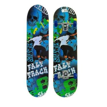 Imagem de Skate 77cm com Lixa Antiderrapante  Infantil e Iniciante Menino e Meni