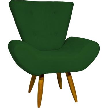 Imagem de Poltrona Decorativa Emilia Para Sala Escritório Consultório Suede Clique & Decore