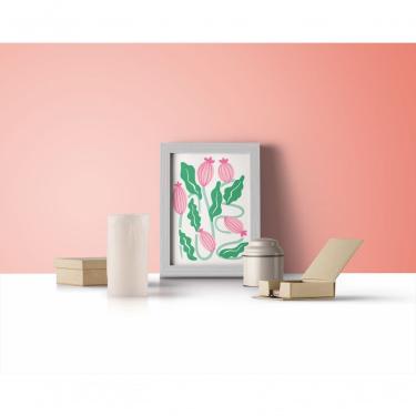 Imagem de Quadro Decorativo Além do Broto Retangular 20 X 30 em Canvas com Moldura Caixa com Ou sem Vidro Madeira