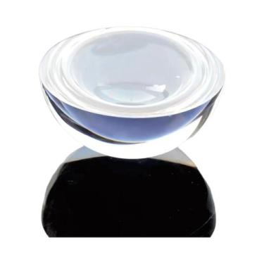Imagem de Domo De Vidro Cristal Transparente De 3 Polegadas, Lupa Hemisférica, D
