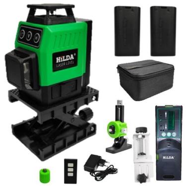 Imagem de Nível A Laser 12 Linhas 2 Baterias Com Receptor De Linha A Laser, Supo