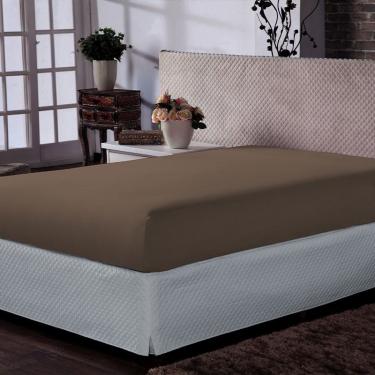 Imagem de Lençol Solteiro Portallar Malha 100% Algodão Premiun Classic Cotton Cappucino
