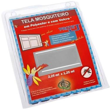 Imagem de Tela Mosquiteiro Cinza Com 1,25 X 2,25 Metros - - Victoria Reggia - OU