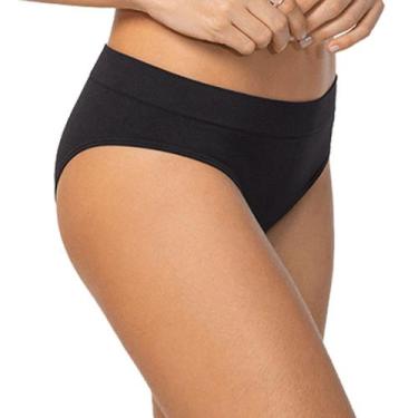 Imagem de Calcinha Básica Loba Sem Costura Lupo 40300-001, Preto, M