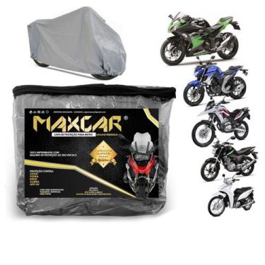 Imagem de Capa Para Cobrir Moto Impermeável Térmica Sol Chuva Forrada - Max Car