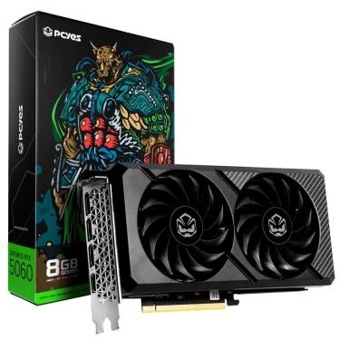Imagem de Placa de Vídeo Pcyes Nvidia Geforce RTX5060 8GB, GDDR7, 128-bit, Dual Fan, DLSS, Ray Tracing - PVRTX5060B2F128