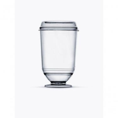 Imagem de Taça com Tampa Pit 050 para Festas e Eventos com Capacidade de 50ML Embalagem 700 Unidades Prata Higipack
