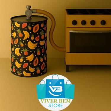 Imagem de Capa botijao de gas 13 kg protetor impermeavel - Viver Bem Estar, FRUT