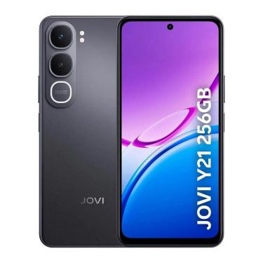 Imagem de Smartphone Jovi Y21, 256GB, 4GB, Tela 6,68", Câmera 50MP, Preto  JOVI