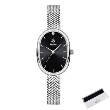 Imagem de Relógio de Quartzo Feminino Elegante de Novo Estilo - - Sanda, prata p