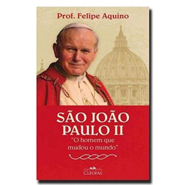 Imagem de São João Paulo II "O Homem que Mudou o Mundo" - Cléofas