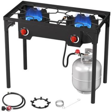 Imagem de Fogão a Gás ADREAK 2 Bocas 150.000 BTU para Camping ao Ar Livre