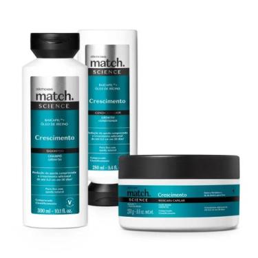 Imagem de Combo Match Science Crescimento: Shampoo 300ml + Condicionador 280ml +