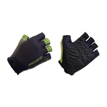 Imagem de Luva Dedo Curto Luck Ciclista Proteção Bicicleta Pro Hand, P, Preto, V