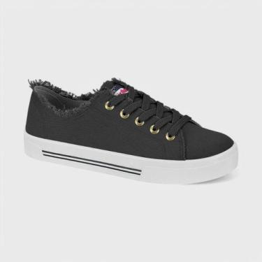 Imagem de Tênis Moleca Casual Feminino, Preto, 38