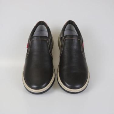 Imagem de Ferracini sapatenis masculino slipon 9122, 40, Chocolate