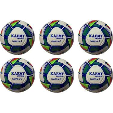 Imagem de Bola Futebol Campo Nº03 Juvenil Com 06 Unidades Kaemy ML99