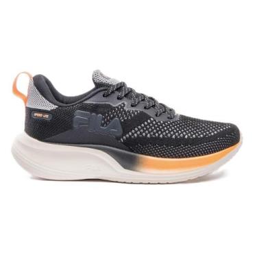 Imagem de Tenis Fila Speed Lite Corrida Caminhada Feminino 1327811, Preto, Laran