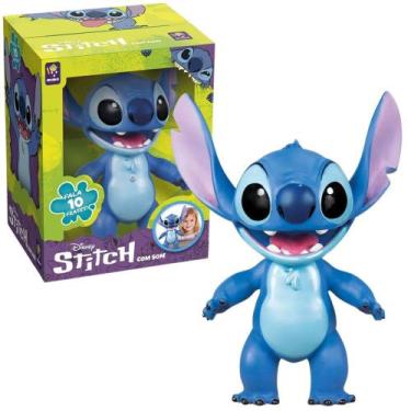 Imagem de Boneco Lilo Stitch Com Som Fala 10 Frases Filme Disney 40cm - MIMO