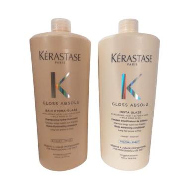 Imagem de Kit Kérastase Gloss Absolu Duo Litro - KERASTASE