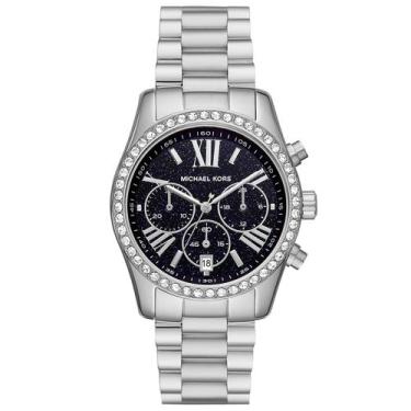 Imagem de Relógio MICHAEL KORS feminino prata preto MK7277/1KN