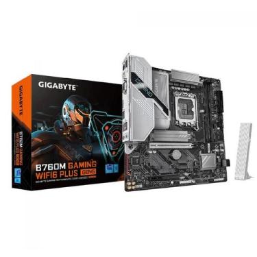 Imagem de Placa Mãe 1700p Gigabyte B760M Gaming Plus Wifi DDR4 DP / Hdmi
