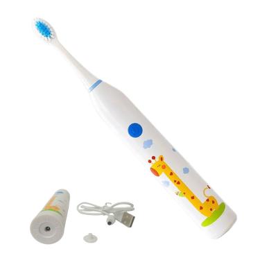 Imagem de Escova de Dente Eletrica Recarregavel 6 Velocidades Gengiva Lingua Limpeza Dental Profunda Higiene Bucal Escovacao