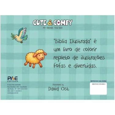 Imagem de Livro De Colorir Cute E Comfy Biblia Ilust.Cd - PAE EDITORA