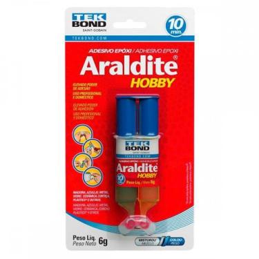 Imagem de Araldite Tekbond Epoxi Seringa Hobby (10 Minutos) 6G