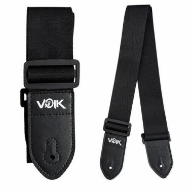 Imagem de Correia Para Violão Guitarra Baixo Ukulele Nylon Preta Voik CI752