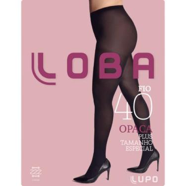Imagem de Meia Calca Feminina Fio 40 Opaca Dia a Dia Casual Tamanhos Especias Lu