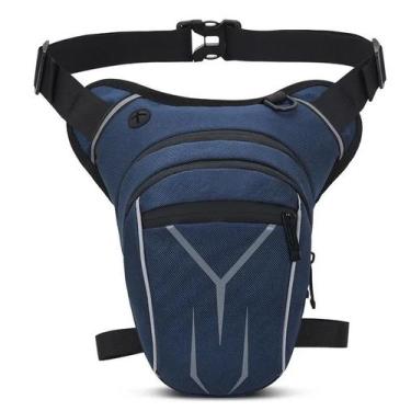 Imagem de Bolsa De Perna Tatica Alça Perna A Prova D'agua Azul - GENERICA