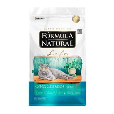 Imagem de Ração Fórmula Natural Life Gatos Castrados Salmão 15kg - Frmula Natura