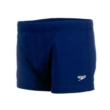 Imagem de Sunga Boxer Speedo Hidroshort Acquaplus Adulto, Gg, Marinho
