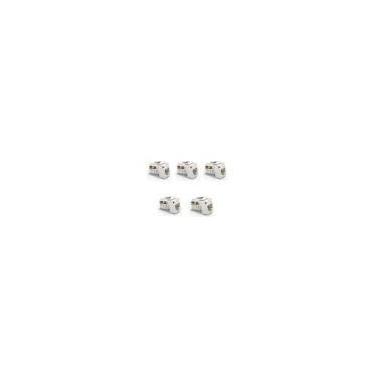 Imagem de Kit 5 Conectores Fêmea RJ45 SohoPlus 35050424-Cat6-T568A/B-Branco - FU