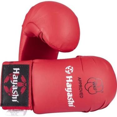Imagem de Luva / protetor de punho Karate TSUKI - Hayashí - Homologado WKF, Verm
