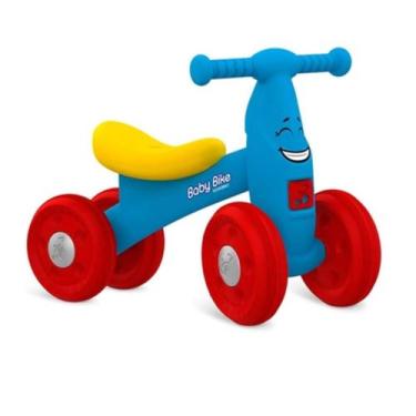 Imagem de Bicicleta de Equilíbrio Infantil Baby Bike Azul Sem Pedal Bandeirante 