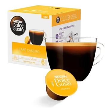 Imagem de Caixa com 10 Cápsulas de Café Caseiro Dolce Gusto da Nescafé - Nescafé