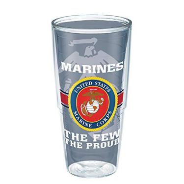 Imagem de Tervis Copo de viagem com isolamento duplo feito nos EUA mantém as bebidas frias e quentes, 700 ml – sem tampa, orgulho