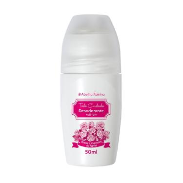 Imagem de Desodorante Roll-on Rosas e Manteiga de Karité Todo Cuidado Abelha Rainha 50ml 