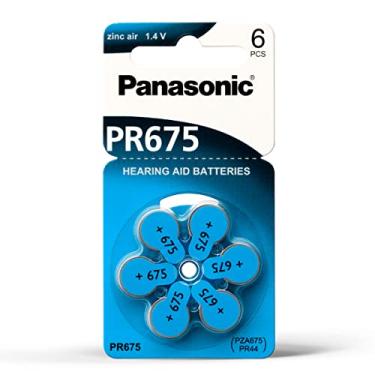 Imagem de Bateria Auditiva PR675 Panasonic Cartela com 6 Unidades