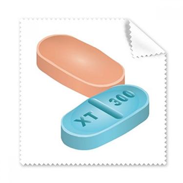 Imagem de Produtos de cuidados com a saúde com ilustração de comprimidos, pano de limpeza, 5 peças