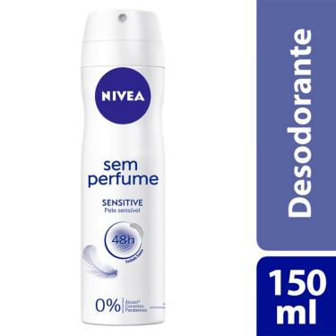 Imagem de Desodorante Nivea Sensitive Sem Perfume Aerosol Antitranspirante 48h 150ml