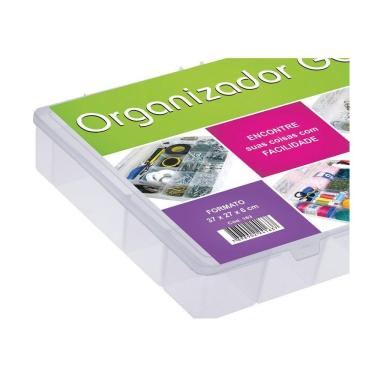 Imagem de Box Caixa Organizador Paramount 20 Divisorias GG - 163