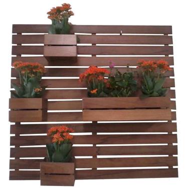 Imagem de Floreira Jardim vertical com 4 cachepôs