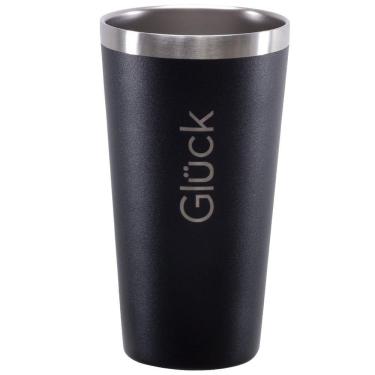 Imagem de Copo Térmico Glück 473ml Copo Para Cerveja Água Em Aço Inox Black