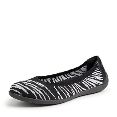 Imagem de Dearfoams Sapatilha feminina Original Comfort Misty, Zebra, 9.5
