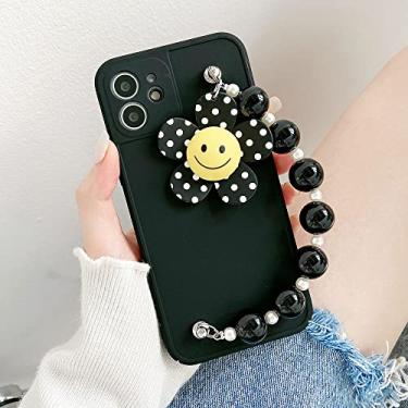 Imagem de Capa de corrente de pulso para iphone 12 pro max 7 8 plus se 2020 xr xs capas duras para pc capas de flores bonitas, a, para 7 plus ou 8 plus