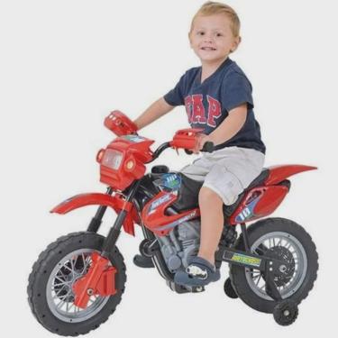 Imagem de Moto Elétrica Infantil 6V Motocross - Xplast