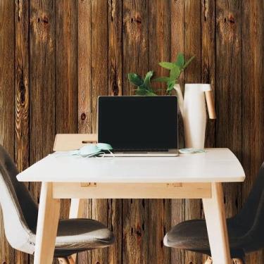 Imagem de Papel De Parede Adesivo Madeira Envelhecida Rústica Rolo 1m